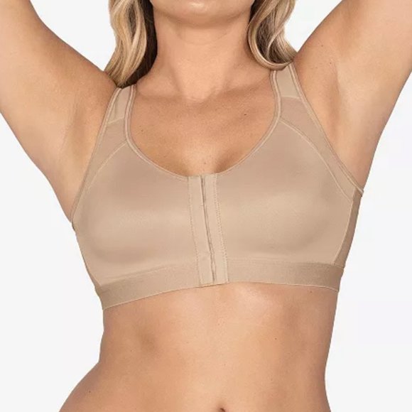 NWT Front Hook Sports Bra & Back Support Posture Corrector Wireless Bra 38D - Picture 3 of 16